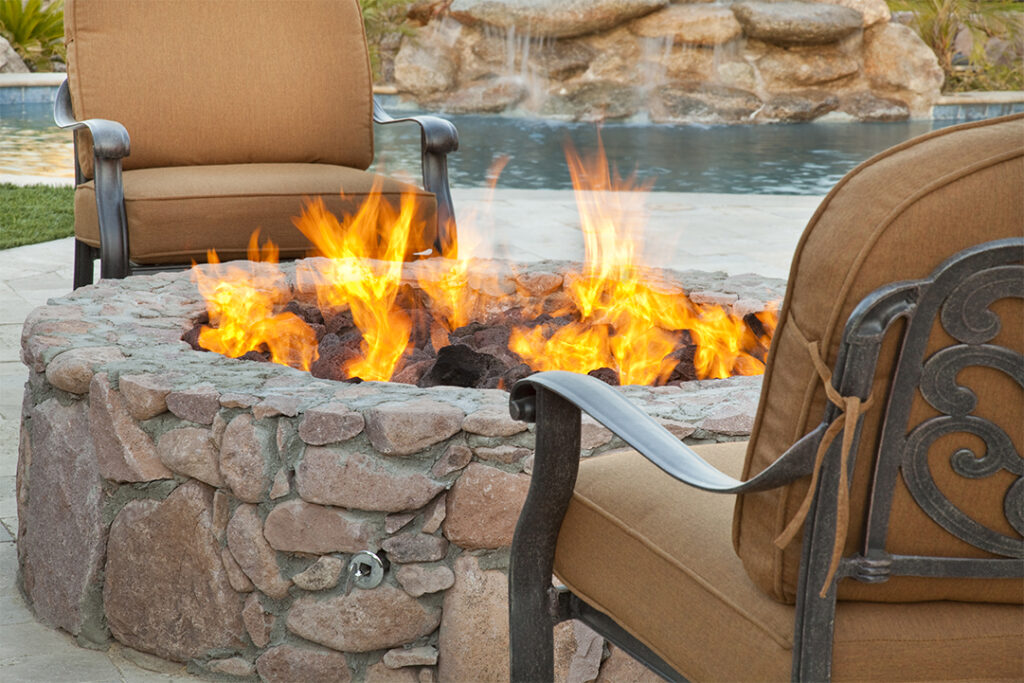 Poolside Fireside Seating